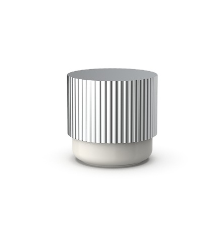 OF.LINE DMD M kaanega karp, keraamika/alumiinium, 9.8 x 10 x 10cm- palju värvikombinatsioone (pildil aqua/shell). Hind 162,75 € (km-ga)